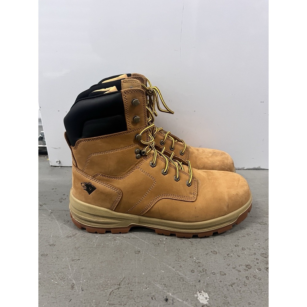 Herman Survivors Mens‎ F2413-18 Brown Grizzly Steel Toe Size 14 W Work Boots